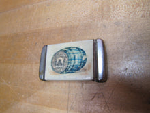Load image into Gallery viewer, STANDARD OIL COMPANY Antique Match Safe Vesta Holder Gas Celluloid Advertising Barrels CAPITOL CYLINDER OIL & RENOWN ENGINE OIL