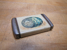 Load image into Gallery viewer, STANDARD OIL COMPANY Antique Match Safe Vesta Holder Gas Celluloid Advertising Barrels CAPITOL CYLINDER OIL & RENOWN ENGINE OIL
