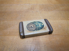 Load image into Gallery viewer, STANDARD OIL COMPANY Antique Match Safe Vesta Holder Gas Celluloid Advertising Barrels CAPITOL CYLINDER OIL & RENOWN ENGINE OIL