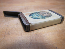 Load image into Gallery viewer, STANDARD OIL COMPANY Antique Match Safe Vesta Holder Gas Celluloid Advertising Barrels CAPITOL CYLINDER OIL & RENOWN ENGINE OIL