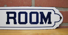 Load image into Gallery viewer, WAITING ROOM Original Old Porcelain Sign Railroad Subway Doctor Dentist Shop Pub