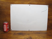 Load image into Gallery viewer, THINK KEEP THIS PASSAGEWAY CLEAR Old Porcelain Industrial Shop RR Ad Sign 14x20