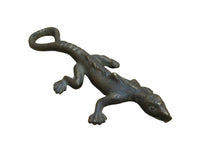 Load image into Gallery viewer, COMPLIMENTS OF C BUCHHOLTZ Co HOBOKEN NJ Antique Advertising Gecko Lizard Brass Bronze Foundry Company Ad