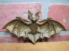 Load image into Gallery viewer, BAT TRAY Old Decorative Arts Brass GROTTES DE HAN Belgium Souvenir Depose