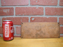 Load image into Gallery viewer, OTIS ELEVATOR Co NEW YORK CHICAGO Antique Cast Iron Advertising Part # Plaque Sign