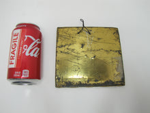 Load image into Gallery viewer, WATCH AND PRAY Antique Folk Art Chip Glass Sign Plaque Scalloped Edge Metal Back