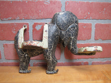 Load image into Gallery viewer, A W REISER TOLEDO OHIO Old Cast Iron Circus Elephant Kitchen Bathroom Holder Shelf Art