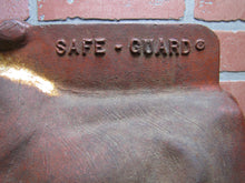 Load image into Gallery viewer, CARL AKEY SAFE-GUARD Old Cast Iron Figural Cow Farm Swine Medicine Advertising Doorstop Bootscraper Statue Store Display