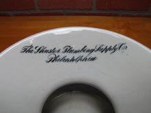 Load image into Gallery viewer, SHUSTER PLUMBING SUPPLY Co PHILADELPHIA Antique Porcelain Advertising Cuspidor Spittoon
