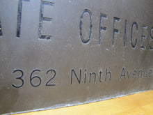 Load image into Gallery viewer, SAKS OFF 5th FIFTH AVENUE OUTLET 362 Ninth NYC New York Brass Store Corporate Offices Advertising Sign