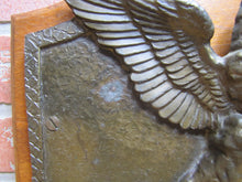 Load image into Gallery viewer, TRAP & SKEET CHAMPION Rural Sportsman Assn Old Hunting Award Sign Plaque Spread Winged Eagle