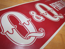 Load image into Gallery viewer, SMOKE Q&Q PERFECTOS Old Embossed Cigar Store Advertising Sign QUINN BROS TROY NY