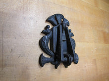 Load image into Gallery viewer, EGYPTIAN REVIVAL COBRAS PALMS Door Knocker Old Interior Architectural Hardware