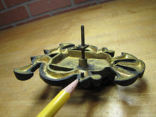 Load image into Gallery viewer, EGYPTIAN REVIVAL COBRAS PALMS Door Knocker Old Interior Architectural Hardware
