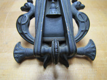 Load image into Gallery viewer, EGYPTIAN REVIVAL COBRAS PALMS Door Knocker Old Interior Architectural Hardware