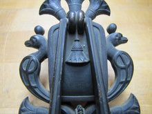 Load image into Gallery viewer, EGYPTIAN REVIVAL COBRAS PALMS Door Knocker Old Interior Architectural Hardware