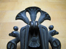 Load image into Gallery viewer, EGYPTIAN REVIVAL COBRAS PALMS Door Knocker Old Interior Architectural Hardware