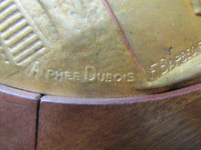 Load image into Gallery viewer, COURAGE PATRIE MORALITE F BARBEDIENNE Antique French Gymnastics Bronze Plaque A PHEE DUBOIS D'ARRES H CHAPU L'UNION DES SOCIETES DE GYMNASTIQUE DE FRANCE a son Membre d'honneur M. LE SENATEUR RENE BESNARD