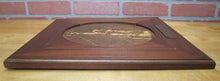 Load image into Gallery viewer, COURAGE PATRIE MORALITE F BARBEDIENNE Antique French Gymnastics Bronze Plaque A PHEE DUBOIS D'ARRES H CHAPU L'UNION DES SOCIETES DE GYMNASTIQUE DE FRANCE a son Membre d'honneur M. LE SENATEUR RENE BESNARD