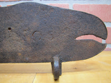 Load image into Gallery viewer, WHALE Old Cast Iron Doorstop Folk Art Decorative Statue Nautical Sea Sign Ad