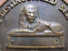Load image into Gallery viewer, NATIONAL SHOWMEN'S ASSOCIATION Old Brass Plaque Distinguised Service CIRCUS LION