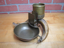Load image into Gallery viewer, Antique Antlers Horns Folk Art Smoking Set Ashtray Matchbox Holder Cigar Cigarette Cup Holder