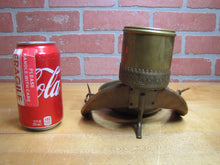 Load image into Gallery viewer, Antique Antlers Horns Folk Art Smoking Set Ashtray Matchbox Holder Cigar Cigarette Cup Holder