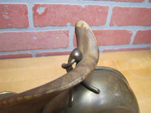 Load image into Gallery viewer, Antique Antlers Horns Folk Art Smoking Set Ashtray Matchbox Holder Cigar Cigarette Cup Holder