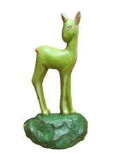 Load image into Gallery viewer, c1930 TAYLOR COOK DEER FAWN Old Cast Iron Doorstop Decorative Art Statue