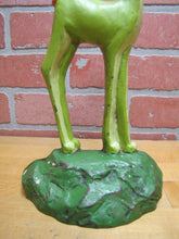 Load image into Gallery viewer, c1930 TAYLOR COOK DEER FAWN Old Cast Iron Doorstop Decorative Art Statue