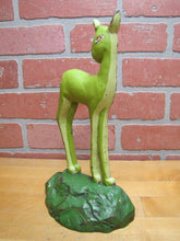Load image into Gallery viewer, c1930 TAYLOR COOK DEER FAWN Old Cast Iron Doorstop Decorative Art Statue