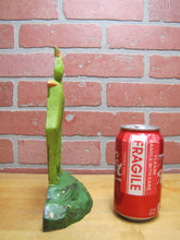 Load image into Gallery viewer, c1930 TAYLOR COOK DEER FAWN Old Cast Iron Doorstop Decorative Art Statue
