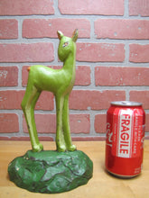 Load image into Gallery viewer, c1930 TAYLOR COOK DEER FAWN Old Cast Iron Doorstop Decorative Art Statue