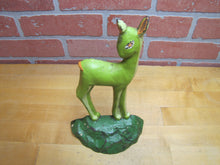 Load image into Gallery viewer, c1930 TAYLOR COOK DEER FAWN Old Cast Iron Doorstop Decorative Art Statue