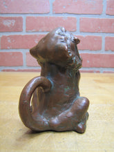 Load image into Gallery viewer, WB Weidlich Bros USA Cigar Holder Rest Ashtray Art Deco Stylized Big Cat Leopard