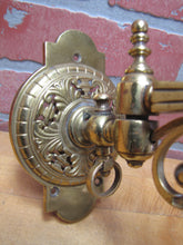 Load image into Gallery viewer, GRIFFIN WINGED BEAST Antique Brass Sconce Light Converted Gas Lamp Fixture
