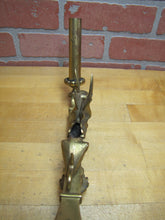 Load image into Gallery viewer, GRIFFIN WINGED BEAST Antique Brass Sconce Light Converted Gas Lamp Fixture