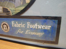 Load image into Gallery viewer, KEDS SNEAKERS FABRIC FOOTWEAR Old Store Display Advertising Sign UNITED STATES RUBBER Co