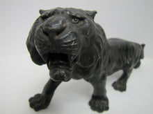 Load image into Gallery viewer, Roaring Tiger Old Decorative Arts Statue Figural Big Cat on the Prowl