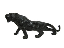 Load image into Gallery viewer, Roaring Tiger Old Decorative Arts Statue Figural Big Cat on the Prowl