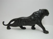 Load image into Gallery viewer, Roaring Tiger Old Decorative Arts Statue Figural Big Cat on the Prowl