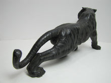 Load image into Gallery viewer, Roaring Tiger Old Decorative Arts Statue Figural Big Cat on the Prowl