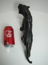 Load image into Gallery viewer, Roaring Tiger Old Decorative Arts Statue Figural Big Cat on the Prowl