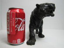 Load image into Gallery viewer, Roaring Tiger Old Decorative Arts Statue Figural Big Cat on the Prowl