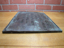 Load image into Gallery viewer, TUG HENRY GRAY ATLAS IMPERIAL DIESEL ENGINES SOLD BY ARTHUR DUVIC'S SONS NEW ORLEANS LA ENGINE NO 11005 1935 Old Bronze Builders Dealers Boat Plaque Sign Plate