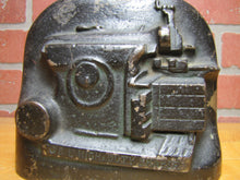 Load image into Gallery viewer, G&E GOULD EBERHARDT HIGH DUTY SHAPER Old Cast Iron Promo Advertising Doorstop Figural Machine Equipment Promotional Ad