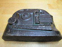Load image into Gallery viewer, G&E GOULD EBERHARDT HIGH DUTY SHAPER Old Cast Iron Promo Advertising Doorstop Figural Machine Equipment Promotional Ad