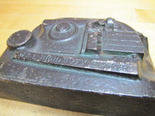 Load image into Gallery viewer, G&E GOULD EBERHARDT HIGH DUTY SHAPER Old Cast Iron Promo Advertising Doorstop Figural Machine Equipment Promotional Ad