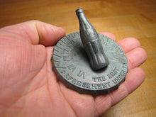 Load image into Gallery viewer, COCA-COLA BOTTLING Co of MIAMI Sundial Small Promo Ad Paperweight Sign Coke Soda