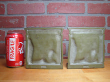 Load image into Gallery viewer, EGYPTIAN REVIVAL MUMMY TOMB SPHYNX MAN CAMELBACK PYRAMID Antique JUDD Bookends
